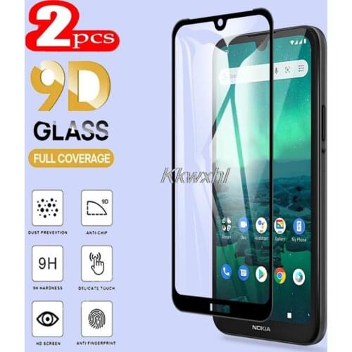 2PCS For Nokia 1.3 Screen Protector Full Glue Tempered Glass Protective Cover Film On Nokia1.3 TA-1216, TA-1205