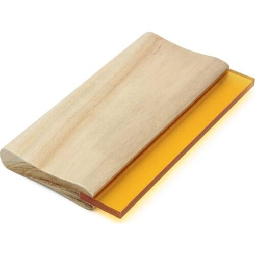 8 inch Silk Screen Printing Press Squeegee Single 70 Durometer Ink Scraper Tools