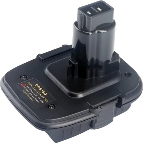 Adapter Converter DM18D BPS18D DCA1820 For DeWolt 18V Tool For Makita Milwaukee Black Decker Porter-Cable Stanley Li-ion Battery