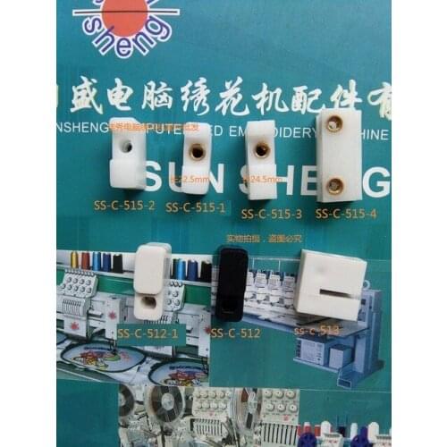 Computer embroidery machine accessories, embroidery frame slider head black white