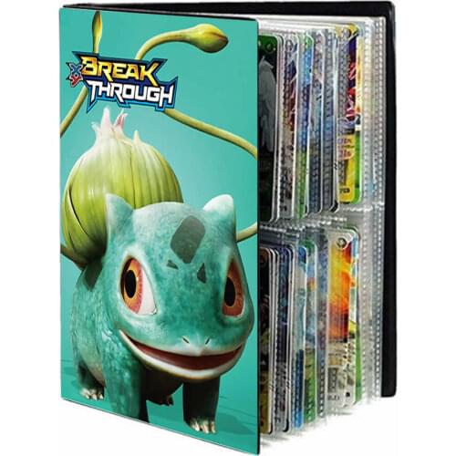 NEW 240pcs Pokemon Album Anime Game Characters Collection Cards Book Binder Holder Pokemones Trainer Card Folder Gift For Kids