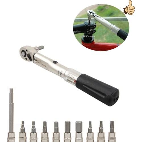 BIKEHAND YC-617-2S Bicycle Professional Taiwan Bike Torque Wrench Allen Key Tool Socket Spanner Set Kit Cycling Repair Tool Kits