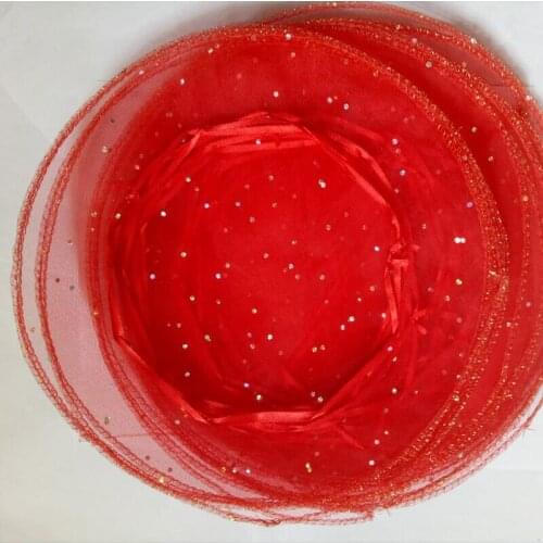 Diameter/26/35/40cm Big red Round Drawstring Bag birthday Gift Bag for jewelry Packaging display bags Organza bag envio gratis