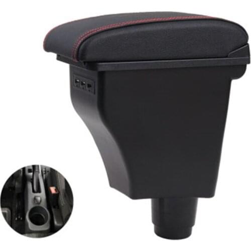 For Dacia Sandero armrest box central Store content Storage box Dacia stepway armrest box with USB interface