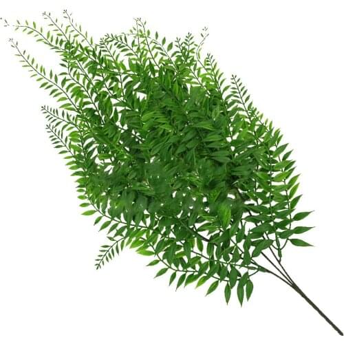 Artificial Weeping Willow Foliage Rattan Plant Office Home Garden Wedding Decor Wall Hanging Simulation Leaves