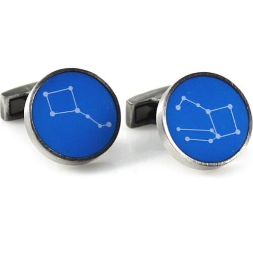 Mens Constellation Cufflinks Pegasus Cufflinks Ursa Major Cuff Links Wedding Cuff Links