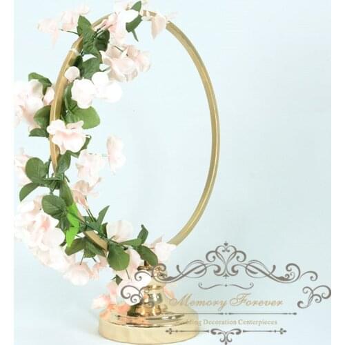 10pcs floral Hoop Wedding decor centerpiece Modern floral wreath flower ring wedding wreath flower hoop