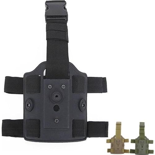 Hunting High Quality Tactical Military Glock Holster Right Drop Leg Thigh Platform Pistol Holster For Glock 17 19 Beretta M9 92