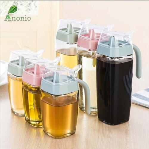 Plastic Oiler Soy Sauce Vinegar Spice Jars Vine Kitchen Containers Leakproof Plastic Spices Cooking Olive Oil Bottle S045C