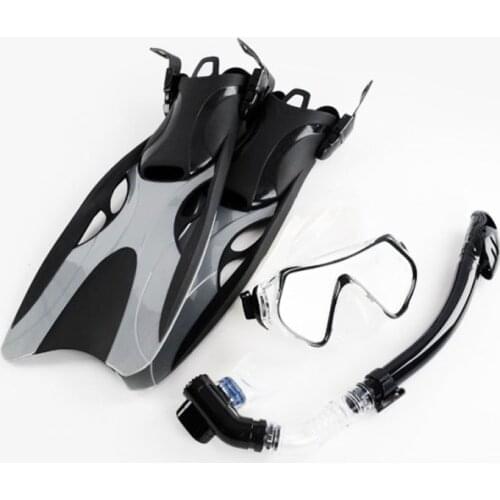 Scuba Diving Fins Adults Swim Mask with Snorkel Tube Set Long Swimsuit Smonofin Equipment Diving Flippers for Men Women