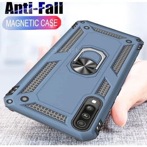 Luxury Shockproof Car Stand Ring Case On The For Samsung Galaxy A50 A40 A10 A20 A30 A7 A8 2018 Note 10 Pro A70 Slicon Phone Case