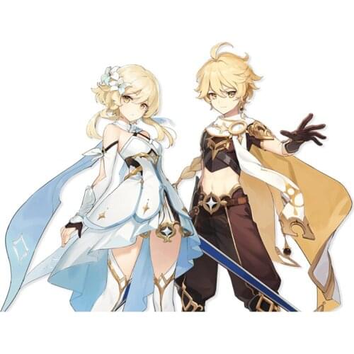 RuleMylife Diluc Genshin Impact car stickers decal anime cute car accessories decoration pegatinas para coche