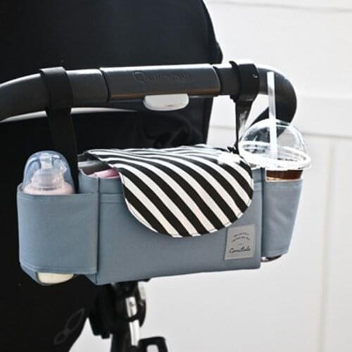 Baby Stroller Organizer Bag Mummy Diaper Bag Hook Baby Carriage Waterproof Large Capacity Stroller Accessories Travel Nappy Bag