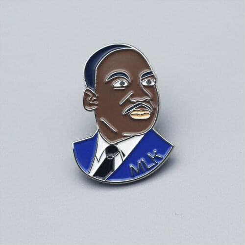 I Have A Dream Martin Luther King Enamel Alloy Badge Brooch Denim Jacket Backpack Pin Decoration Childrens Fashion Gift