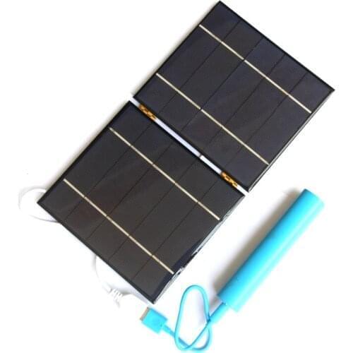 BUHESHUI 10W Solar Panel Charger For Mobile Power Bank /3.7V Battery System Light Solar Charger Free Shipping