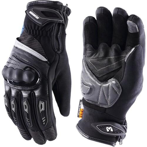 MASONTEX Winter Waterproof Men Women Outdoor Motorcycle Gloves Thermal Warm Moto Touchscreen Riding Gloves
