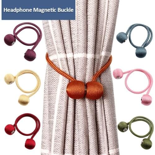 1Pc Magnetic Pearl Ball Curtain Tiebacks Accesorios Cortinas Holdbacks Buckle Accessory Buckles Clasp Clips Curtain Hook Holder