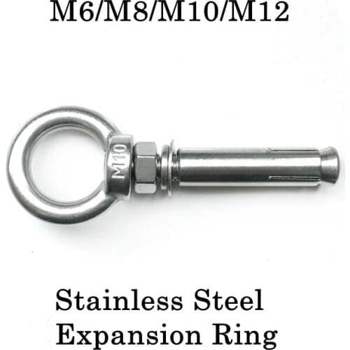 1pc 304 Stainless Steel Expansion Ring Expansion Screw Heavy Expansion Rings M6/M8/M10/M12 Garden Accessories