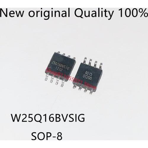 10PCS/LOT W25Q16BVSIG SOP-8 25Q16BVSSIG 25Q16BVSIG 25Q16 SOP8 SOP Original In Stock