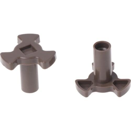 2Pcs Universal Microwave Turntable Coupler Plate Support Stand Drive Cog Tools Dropship