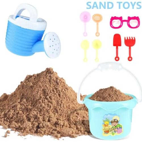 9PCS Beach Sand Toys for Kids Baby Summer Game Bucket Digging Sand Shovel Sandpit Sandglass Sandbox Tool Molds Outdoor Toys