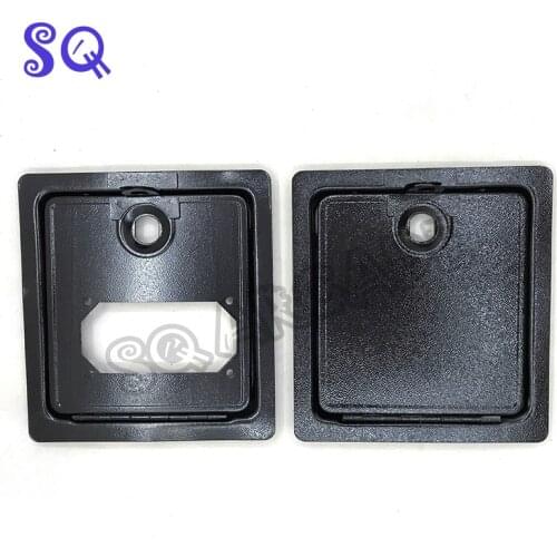 1set game accessory Tiny iron door coin door arcade coin door with coin acceptor and lock