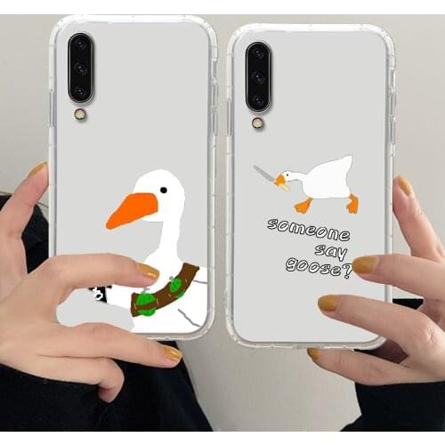 Game Untitled Goose Phone Case For Samsung Galaxy A 3 5 7 8 10 20 21 30 40 50 51 70 71 E S 2016 2018 4G transparent soft