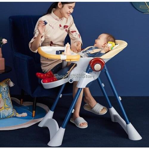 Baby Dining Chair Household Foldable Baby Dining Table And Chair Seat Multifunctional Child Eating Dining Chair
