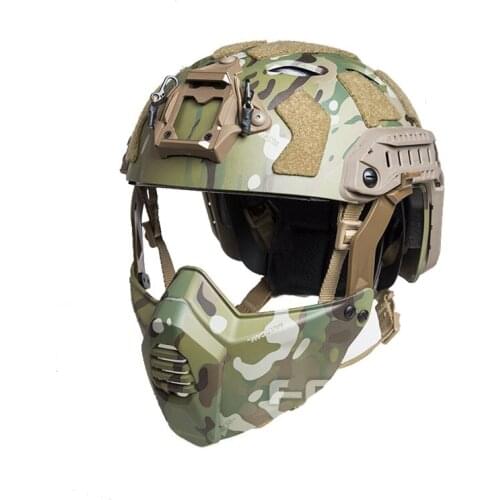 FMA ABS FAST SF Tactical HELMET with Half Mask For 7 Colors TB1365A Size M/L