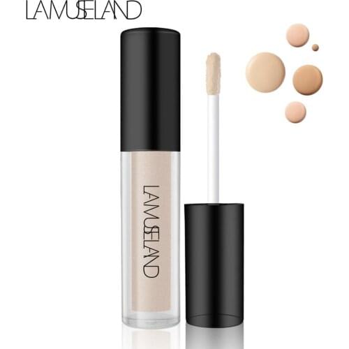LAMUSELAND face concealer cream 4 colors full cover pores ances eye lip makeup for women long lasting waterproof concealer LA016