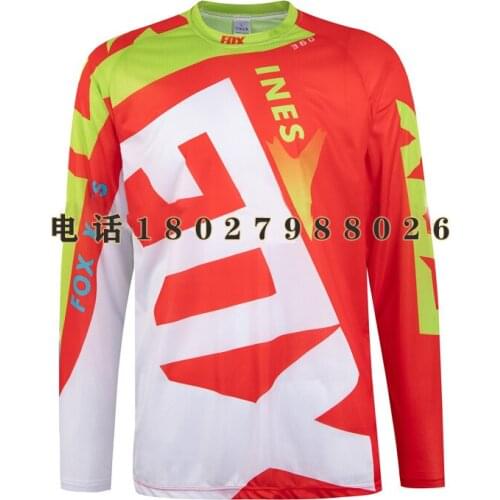Summer Long Sleeve T-shirt On A Mountain Bike Bicycle Cross-country Motorcycle Jersey Off-road Racing Shirt