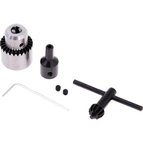 Mini Electric Drill Chuck 0.3-6mm Chuck PCB Mini Drill Press for Motor Shaft