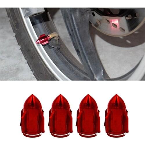 YOLU Bicycle Modified Parts Bicycle Valve Cover Bicycle Motorcycle Modified Small Rocket Type