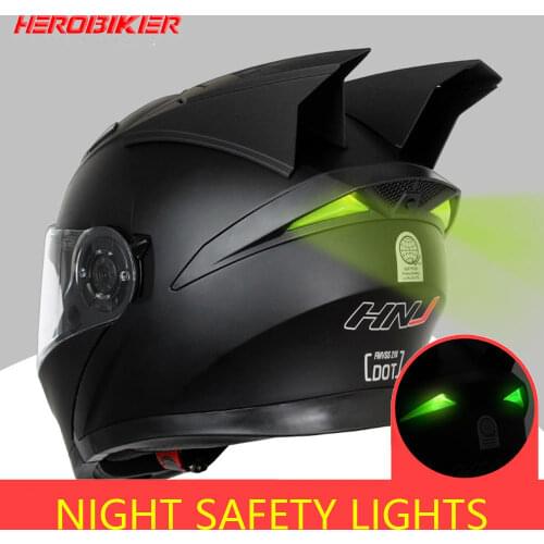 HEROBIKER Motorcycle Helmet Motorbike Modular Dual Lens Helmet Motorcycle Motocross Crash Full Face Helmets Casco Moto Casque