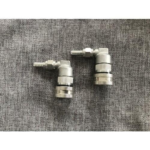 Stainless Steel 304 Ball Lock MFL Disconnect Set with 5/16 Swivel Nuts for Home brewing Beer kegs replacement