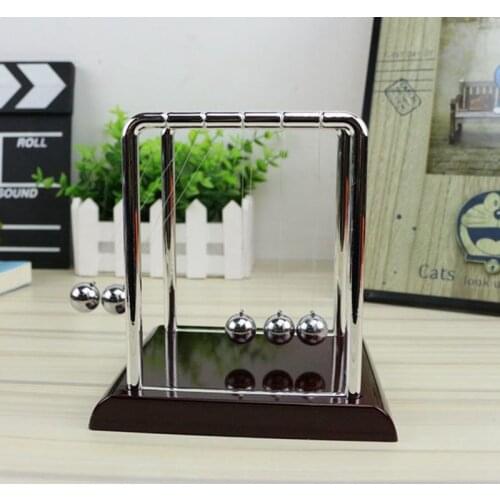 Newton Cradle Steel Balance Ball Physics Science Pendulum Desk Table Decor Toy School Early Childhood Education Supplies