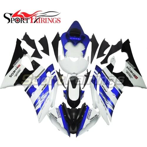 Fairings For Yamaha YZF 600 R6 08 09 10 11 12 13 14 15 2008 - 2015 Injection ABS Plastics Fairing Kit Full Covers ENEOS Blue New