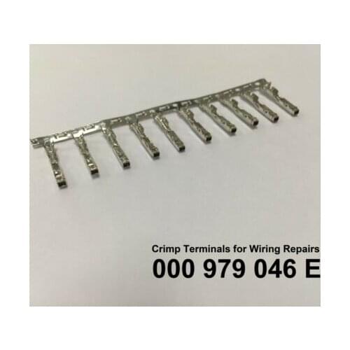 50/100pcs/lot Wiring Crimp Repair Terminals Pins For Repair 0.5mm2 Wire For VW Audi Skoda VAG 000979046E