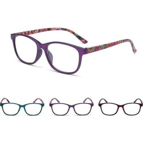 Women Men Portable Reading Glasses Fashion Retro Print Spring Hinge Presbyopic Glasses Eyeglasses +1.0+1.5+2.0+2.5+3.0+3.5+4.0