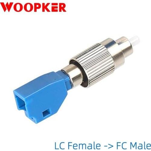 LC Female to FC Male Metal Fiber Optic Adapter 2.5mm to 1.25mm FC-LC Singlemode simplex Fiber Optic adapter Connecter