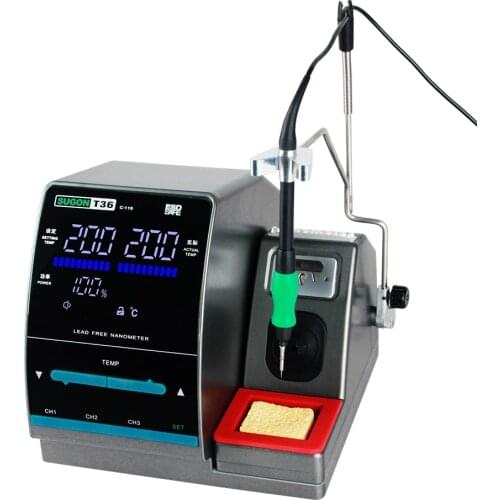 SUGON T36 Nano Soldering Station 1S Rapid Heating With JBC Soldering Tip For Integrated Circuit Component Welding Repair