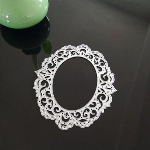 Hollow Circle Frames Metal Cutting Dies For DIY Scrapbooking Covers Rectangle Cutting Dies Album Embossing Paper Cut