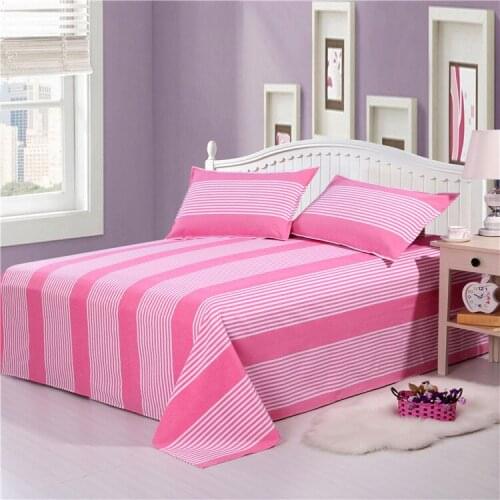 Coarse cloth bed sheet single double bedclothes simple style bed sheet 2020 new products