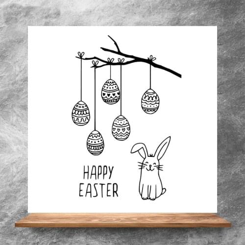 ZhuoAng White Rabbit Clear Stamps/Silicone Transparent Seals for DIY scrapbooking photo album Clear Stamps