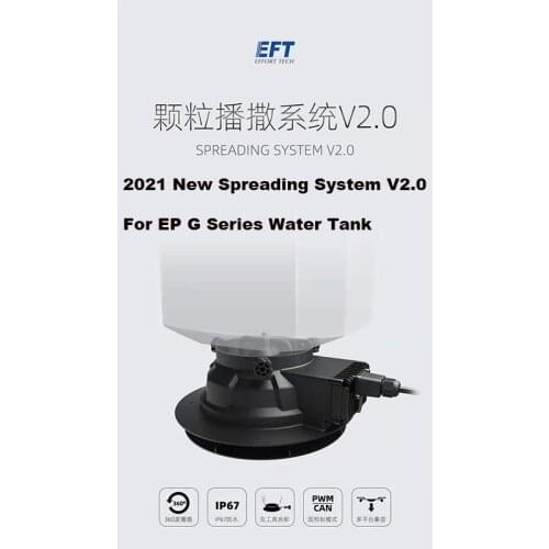 EFT 2021 EPS200 Spreading System New Spreader 22L 22KG for E410P E610P E416P E616P and G Series Agricultural Drone Water Tank