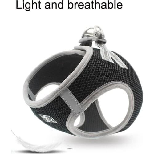 Cat Harness Leash Set Reflective Nylon Soft Air Mesh Kitten puppy Dog Vest Harness Leads Pet Clothes For Small Dogs Yorkies Pug