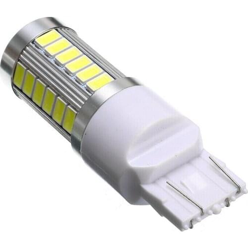 Brake LED Lights Car DC 12V Replacement White 12V 4pcs 7440/7443/W21W No Error