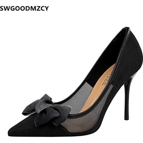 Valentine Shoes Black Pumps Fetish High Heels Sexy Shoes Stiletto Heels Bigtree Elegant Shoes For Woman Extreme High Heels Buty