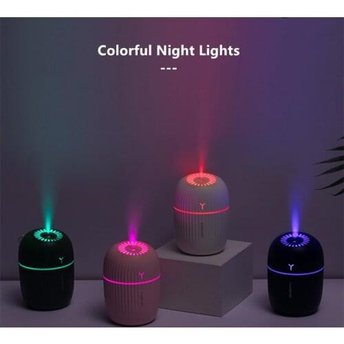NEW Mini Air Humidifier Aroma 200ml USB Cool Mist Maker Aromatherapy with Colorful Breathing Atmosphere Light For Car Home