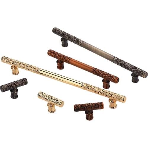 Vintage Antique Bronze Cabinet Handles and Kitchen Accessories Knob Wardrobe Door Pulls Chinese Style Furniture Hardware